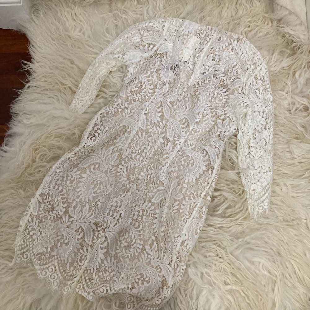 LOVER Mia Asymmetric Nylon-Blend Dress - Picture 12 of 15